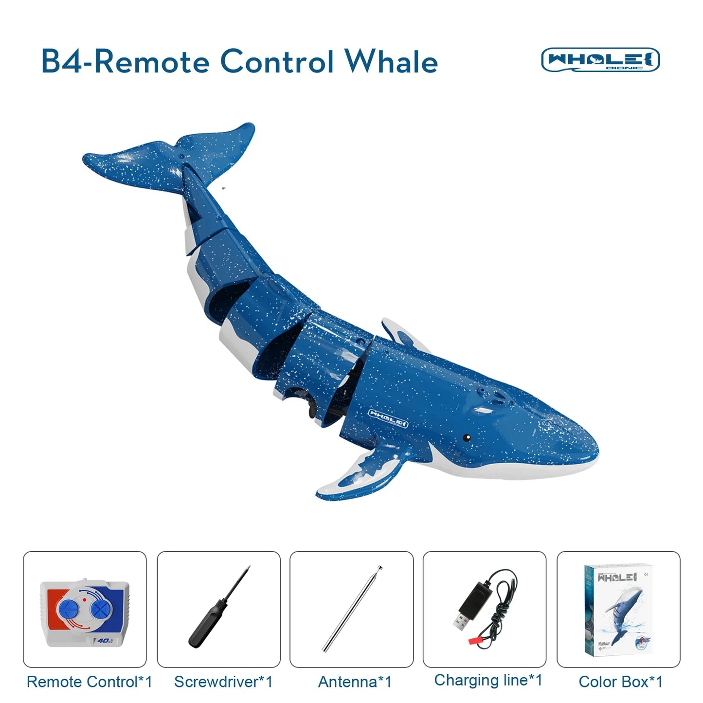 RC Shark Spray Water Electric Whale Kids Toy Remote Control Dolphin Animal Bath Tub Pool Simulation Submarine Fish Swimming Game